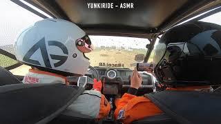 rzr vs car. intense driving ASMR RAW Pure sound caputed by Gopro