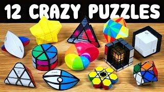 UNBOXING 12 CRAZY PUZZLES 