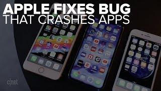 Apple fixes app-crashing bug in its OSes (CNET News)