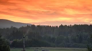 Zachód Słońca - Smerek, Bieszczady