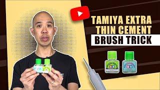 Tamiya | Extra Thin Cement Brush Trick | #askHearns