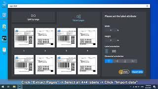 How to use GFLP806 Label Printer "Labelife" to crop 4x6 inch PDF Labels and print (Windows/Mac)?