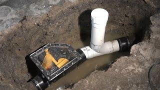 Backwater Valve Installation