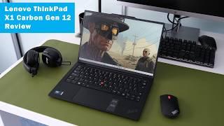 Lenovo ThinkPad X1 Carbon Gen 12 Review (Intel 165U, 16GB, 14" PrivacyGuard)