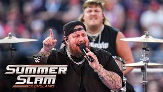 Jelly Roll kicks off SummerSlam after an introduction from Triple H: SummerSlam 2024 highlights