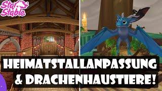 Heimatstall anpassen & Drachen Haustiere! | Star Stable Online [SSO Update]