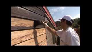 Staining weatherboards with Resene Woodsman