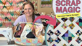 Tiny Scraps, Huge Impact: Scrap Quilting Magic!