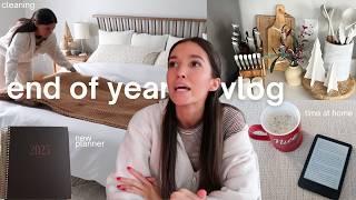 end of year VLOG: new 2025 planner, post-holiday cleaning, christmas haul + gingerbread matcha