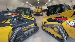 New Holland C332 VS CAT 259D3