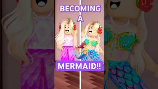 Becoming A MERMAID! #roblox #brittanyplays