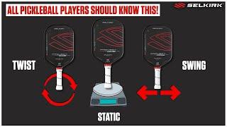 Pickleball Paddle Education | Static Weight vs Swing Weight vs.Twist Weight (FULL Breakdown)