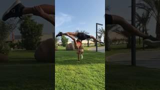 #gymnast #acrobatics #tricks #training #split #stretching