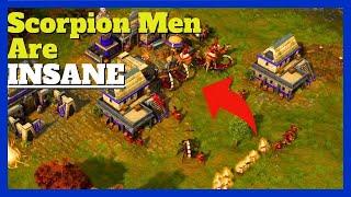 Age of Mythology Retold: How Many Scorpion Men Does He WANT?! | Ulysses (Kronos) vs Magic (Isis)