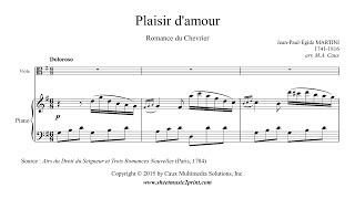 Martini : Plaisir d'amour - Viola