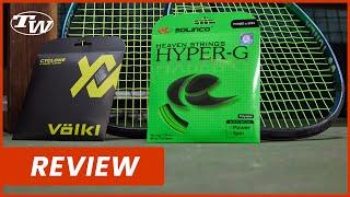 The great tennis string showdown: Solinco Hyper G vs. Volkl Cyclone; which wins between 2 favorites?