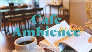 Rainy Day Coffee Shop️ Ambience for Relaxing  | Cafe Sounds, White Noise | Study, Work, 공부 ASMR