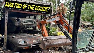 UK Barn Find Of The Decade? Rare Cars See Daylight After Nearly 50 Years! #barnfind #classiccars