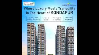 Luxury Apartments For Sale In Hyderabad : Vrindavan @ Kondapur #Shorts #hyderabad #youtubeshorts