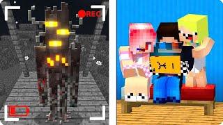 МЫ ЗАСНЯЛИ СКРИПУН НА СКРЫТЫЕ КАМЕРЫ В МАЙНКРАФТ! ШЕДИ ЛЕСКА И НУБИК MINECRAFT