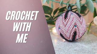 From Start to Finish: The Journey of a Bead Crochet Christmas Ball!