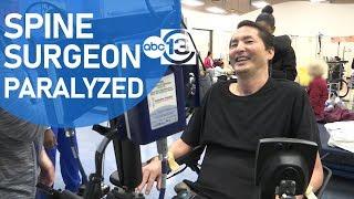 Bike accident leaves Houston spine surgeon as quadriplegic