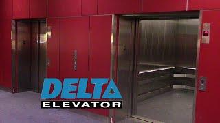 𝐄𝐏𝐈𝐂 𝐃𝐑𝐘 𝐏𝐎𝐖𝐄𝐑 𝐌𝐎𝐓𝐎𝐑! Two Big Delta/ITI Hydraulic Elevators, Nation's Experience, Stockyards Village