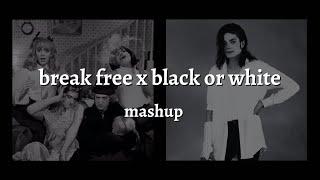 break free x black or white (mashup) - queen x michael jackson