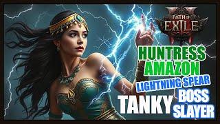 Undying and Tanky OverPower Amazon Huntress Build [Kill every one Survive every where](End Game)