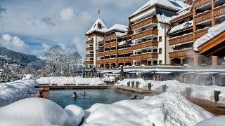 ALPINA GSTAAD, ultra-luxury hotel in the Swiss Alps (winter wonderland)