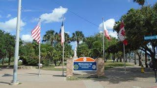 BROWNSVILLE, TEXAS, USA - MATAMOROS, MEXICO BORDER CROSSING