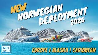 NEW NORWEGIAN 2026 CRUISES!  Alaska, Hawaii, Europe, Caribbean, and the brand new NCL LUNA!