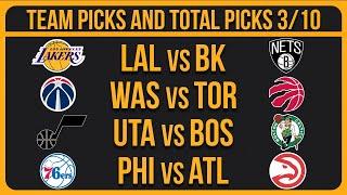 NBA Picks Today 3/10/25 NBA Picks and Predictions NBA Bets Today