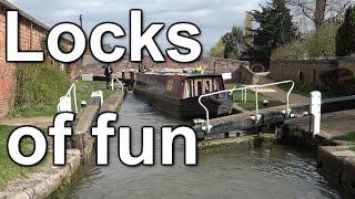 84. Travelling by narrowboat from Braunston to Crick on the Grand Union canal