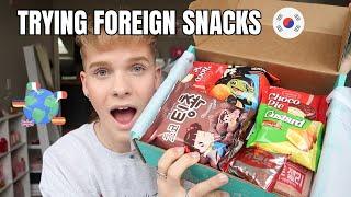 TRYING SNACKS FROM SOUTH KOREA  (HONEST OPINION!!)