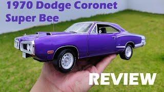 1970 Dodge Coronet Super Bee diecast review (1/18 scale) by GMP