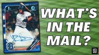 Let's Talk Wax Mailday | Recent Bowman Chrome Auto Pickups in the month of July