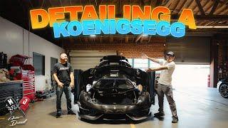 DETAILING A HYPERCAR ! | KOENIGSEGG