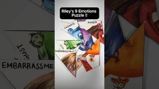 Matching the 9 Emotions Puzzle of Riley Andersen from Inside Out 2.