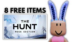 8 FREE ITEMS? THE HUNT: MEGA EDITION!