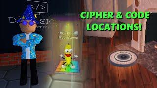 [QUEST] DATASIGH'S CODE AND CIPHER LOCATIONS! | THE VAMPIRE LEGENDS 2 | ROBLOX