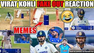 ROHIT Angry on VIRAT KOHLI's WICKET  IND vs BAN 1st TEST 2024 DAY 2 MEMES 