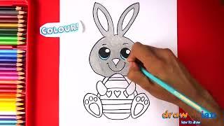 How to Draw an Easter Bunny - Easy Drawings Step by Step