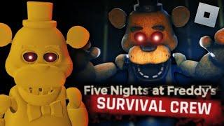 The FORGOTTEN Official FNAF Roblox Game (FNAF: Survival Crew)