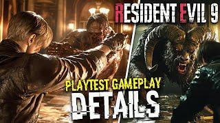 RESIDENT EVIL 9 Got NEW PLAYTEST GAMEPLAY DETAILS! Leon, Jill, GOAT MAN, New Zombies. NEW LEAKS