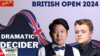 How the 18-year-old dumped Zhang Anda out of the British Open via a decider.