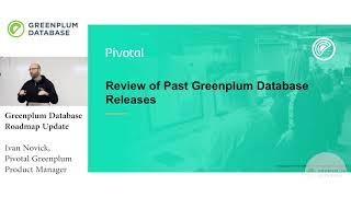 Greenplum Database Roadmap Update