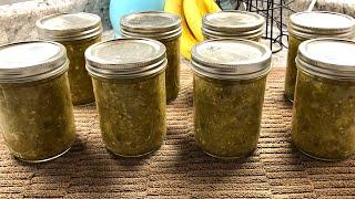 The BEST Green Tomato SALSA!! - Salsa Verde Style!