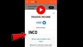 PASSIVE INCOME Cats Code | PASSIVE INCOME cats video code today