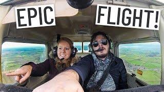 PRIVATE FLIGHT OVER PEAK DISTRICT & SHEFFIELD, ENGLAND!